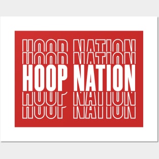 Hoop Nation Basketball gift Posters and Art